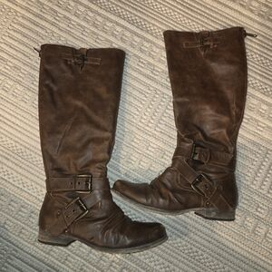Carlos by Carlos Santana Dark Brown Heeled Boots